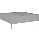 VidaXL Plantenbak verhoogd 100x100x33,5 cm gegalvaniseerd staal