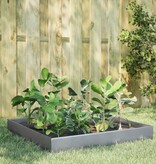 VidaXL Plantenbak verhoogd 100x100x26 cm gegalvaniseerd staal