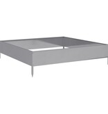 VidaXL Plantenbak verhoogd 100x100x26 cm gegalvaniseerd staal