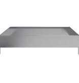 VidaXL Plantenbak verhoogd 100x100x26 cm gegalvaniseerd staal