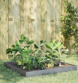 VidaXL Plantenbak verhoogd 100x100x18,5 cm gegalvaniseerd staal