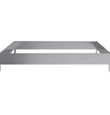 VidaXL Plantenbak verhoogd 100x100x18,5 cm gegalvaniseerd staal