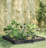 VidaXL Plantenbak verhoogd 100x100x18,5 cm staal antracietkleurig