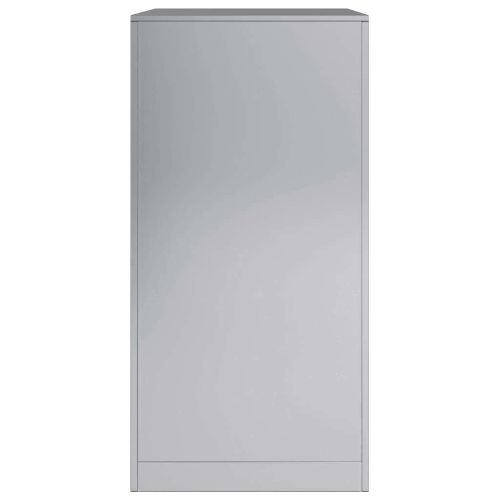 VidaXL Haardhoutrek 60x40x80 cm gegalvaniseerd staal