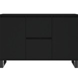VidaXL Dressoir 104x35x70 cm bewerkt hout zwart