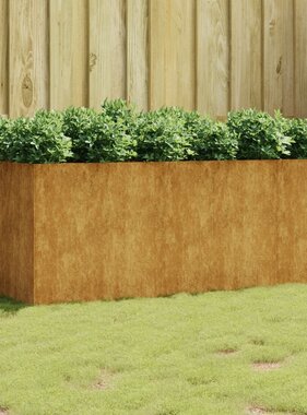 VidaXL Plantenbak verhoogd 200x80x80 cm cortenstaal