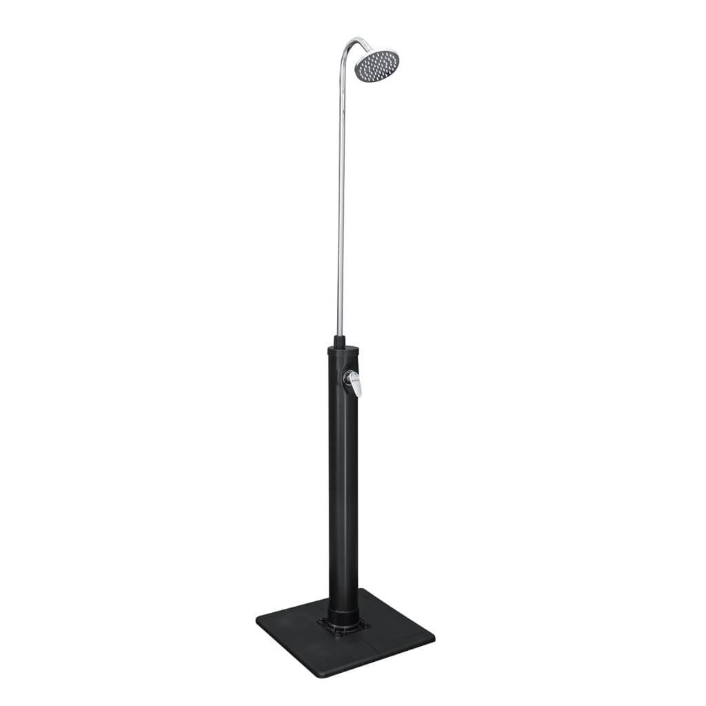 VidaXL Buitendouche Solar Flow 8 L zwart