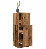 VidaXL Apothekerskast 40x41x118 cm bewerkt hout oud houtkleurig