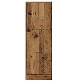 VidaXL Apothekerskast 40x41x118 cm bewerkt hout oud houtkleurig