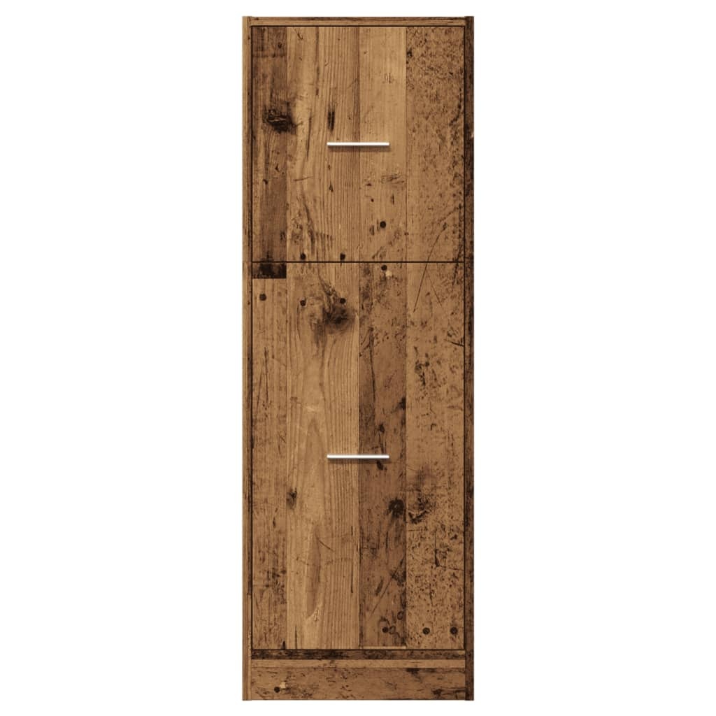 VidaXL Apothekerskast 40x41x118 cm bewerkt hout oud houtkleurig