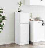 VidaXL Apothekerskast 40x41x118 cm bewerkt hout wit