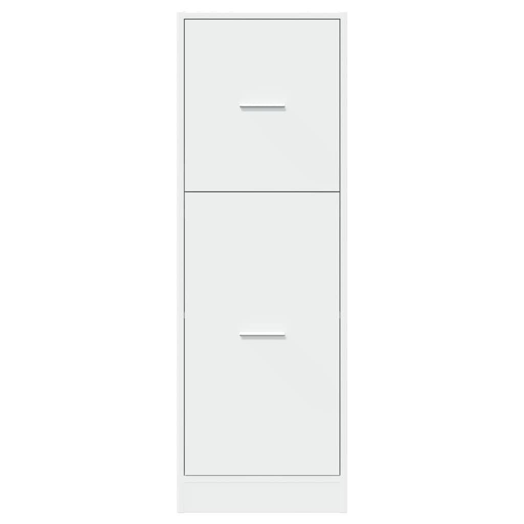 VidaXL Apothekerskast 40x41x118 cm bewerkt hout wit