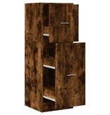 VidaXL Apothekerskast 40x41x118 cm bewerkt hout gerookt eikenkleurig