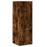 VidaXL Apothekerskast 40x41x118 cm bewerkt hout gerookt eikenkleurig
