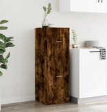 VidaXL Apothekerskast 40x41x118 cm bewerkt hout gerookt eikenkleurig