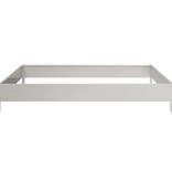 VidaXL Plantenbak verhoogd 100x100x18,5 cm roestvrijstaal