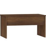 VidaXL Salontafel 80x50,5x41,5 cm bewerkt hout bruin eikenkleur