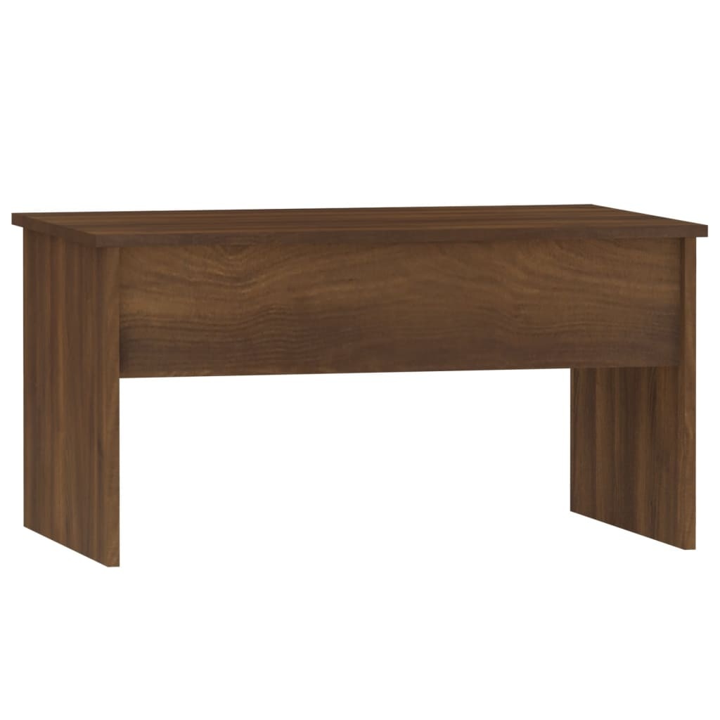 VidaXL Salontafel 80x50,5x41,5 cm bewerkt hout bruin eikenkleur