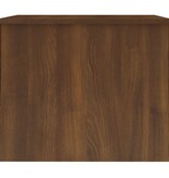 VidaXL Salontafel 80x50,5x41,5 cm bewerkt hout bruin eikenkleur