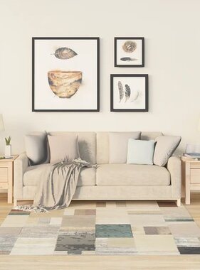 VidaXL Bijzettafels 2 st 40x40x39 cm massief grenenhout