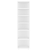 VidaXL Schoenenkast 27,5x27x102 cm bewerkt hout wit