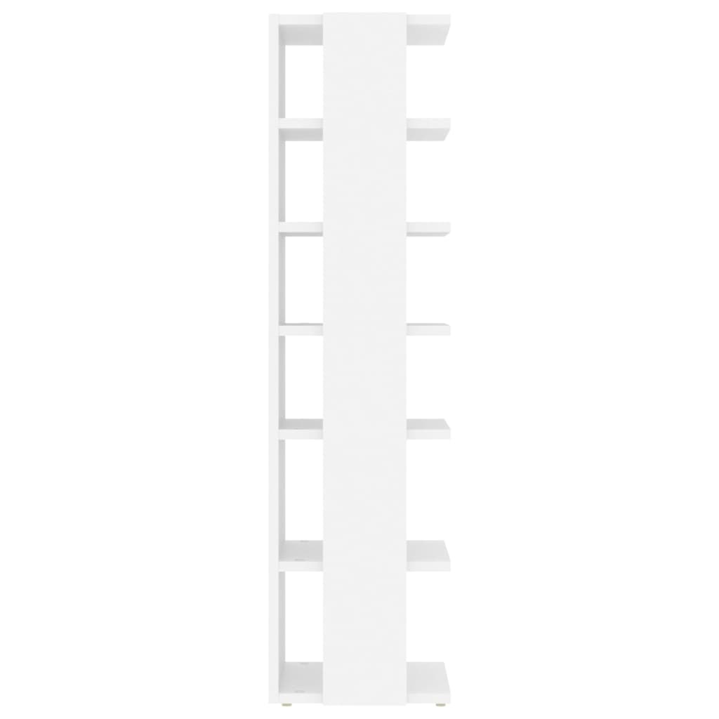 VidaXL Schoenenkast 27,5x27x102 cm bewerkt hout wit
