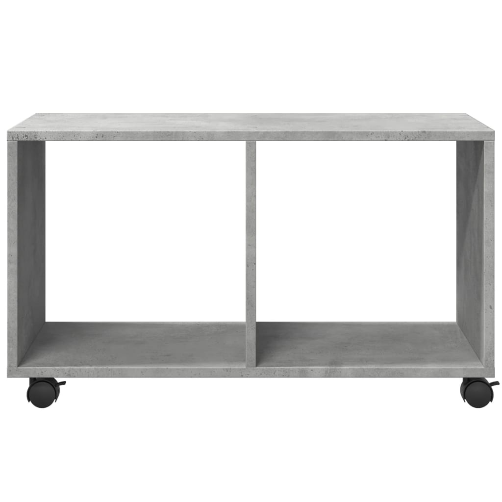 VidaXL Rolkast 72x33x42,5 cm bewerkt hout betongrijs