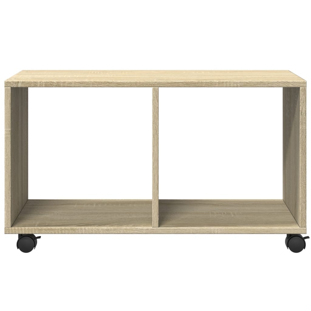 VidaXL Rolkast 72x33x42,5 cm bewerkt hout sonoma eikenkleurig
