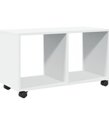 VidaXL Rolkast 72x33x42,5 cm bewerkt hout wit