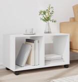 VidaXL Rolkast 72x33x42,5 cm bewerkt hout wit