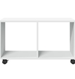VidaXL Rolkast 72x33x42,5 cm bewerkt hout wit