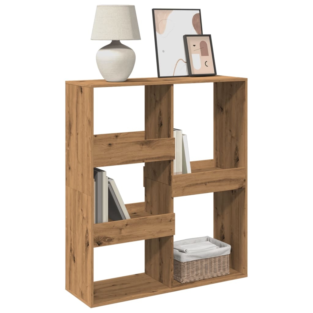 VidaXL Boekenkast / kamerscherm 100x33x115 cm artisanaal eikenkleurig