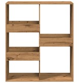 VidaXL Boekenkast / kamerscherm 100x33x115 cm artisanaal eikenkleurig