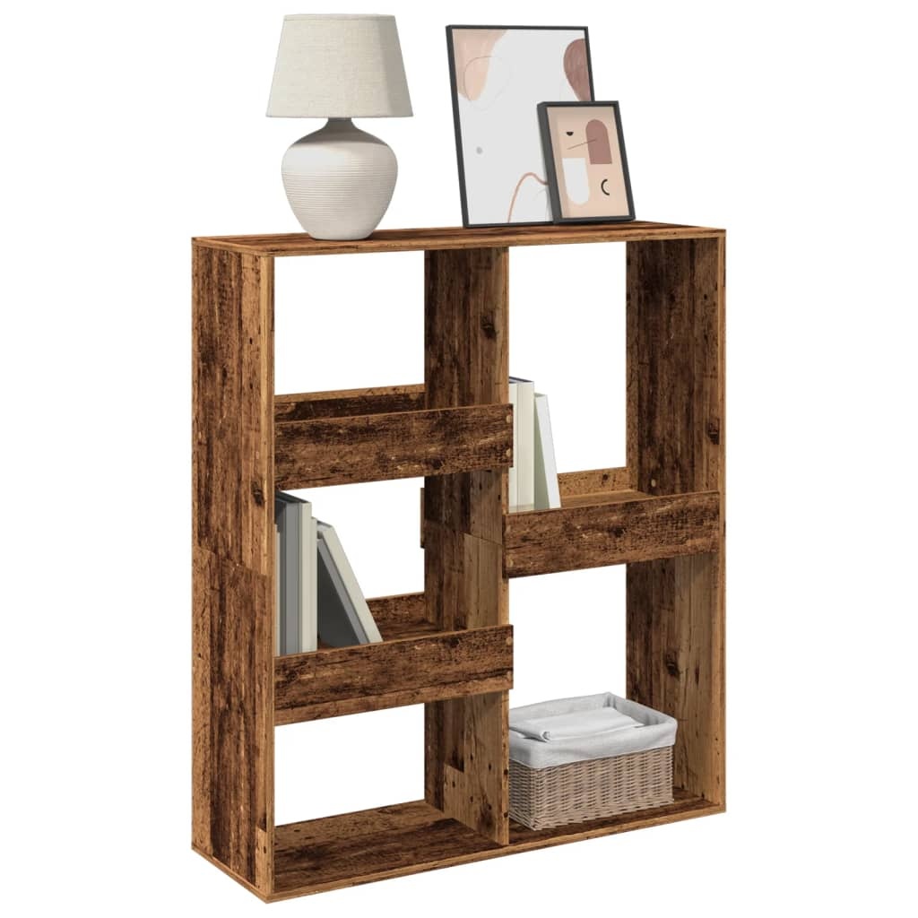 VidaXL Boekenkast / kamerscherm 100x33x115 cm oud houtkleurig