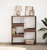 VidaXL Boekenkast / kamerscherm 100x33x115 cm bruin eikenkleur