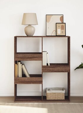 VidaXL Boekenkast / kamerscherm 100x33x115 cm bruin eikenkleur