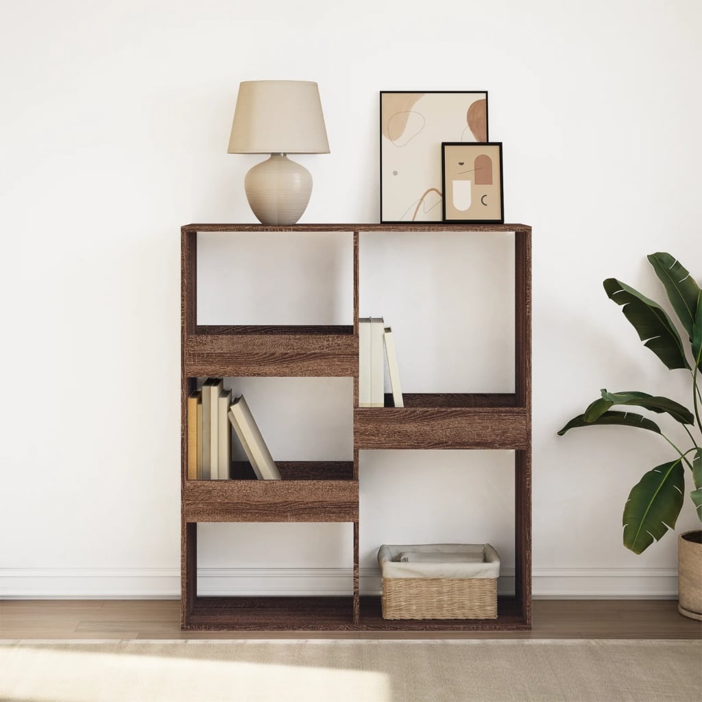 VidaXL Boekenkast / kamerscherm 100x33x115 cm bruin eikenkleur