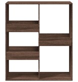 VidaXL Boekenkast / kamerscherm 100x33x115 cm bruin eikenkleur