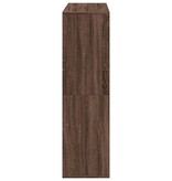 VidaXL Boekenkast / kamerscherm 100x33x115 cm bruin eikenkleur