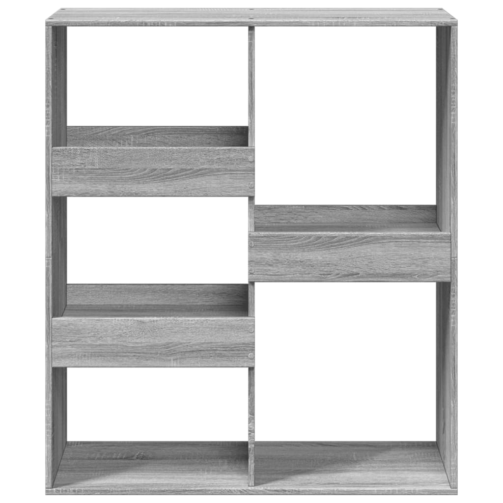 VidaXL Boekenkast / kamerscherm 100x33x115 cm grijs sonoma eikenkleur