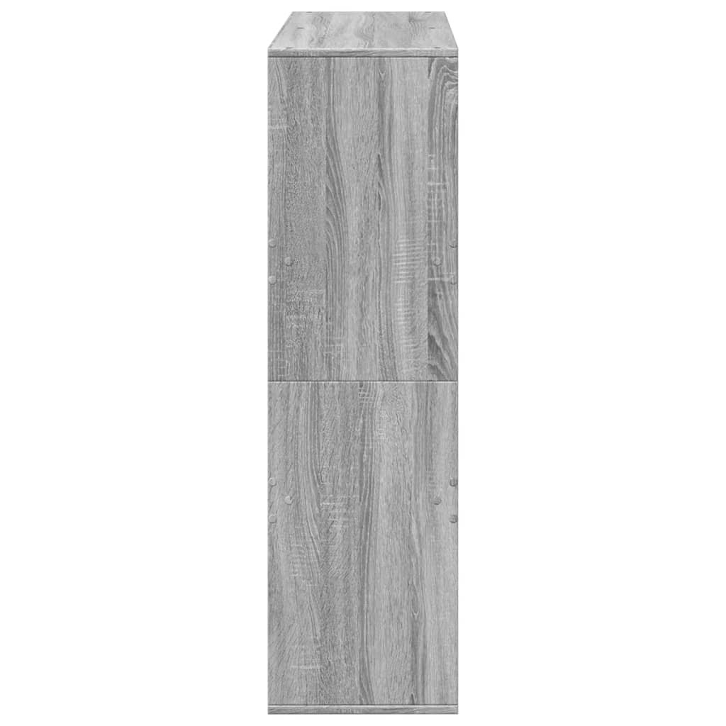 VidaXL Boekenkast / kamerscherm 100x33x115 cm grijs sonoma eikenkleur