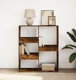 VidaXL Boekenkast / kamerscherm 100x33x115 cm gerookt eikenkleur