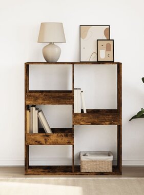 VidaXL Boekenkast / kamerscherm 100x33x115 cm gerookt eikenkleur
