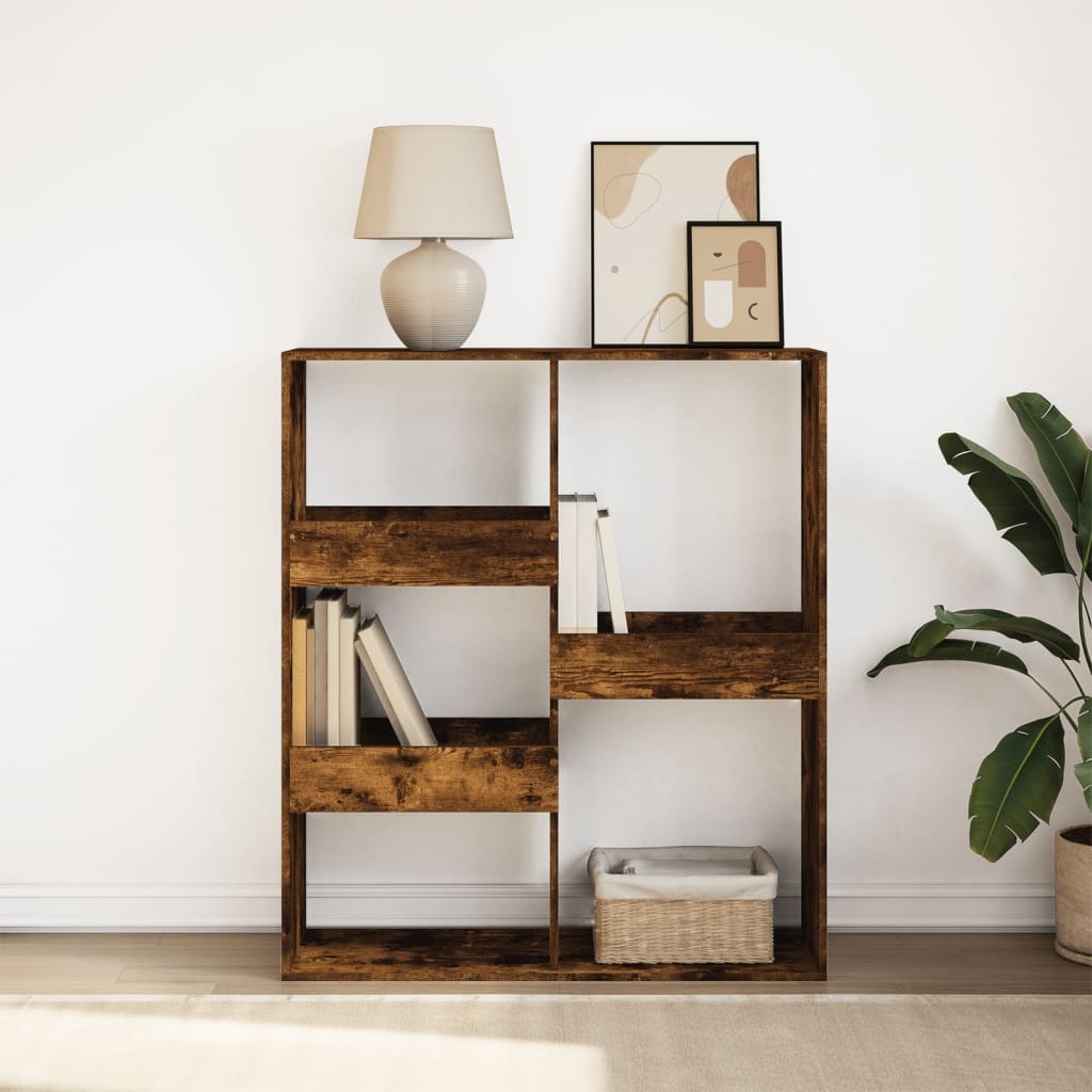 VidaXL Boekenkast / kamerscherm 100x33x115 cm gerookt eikenkleur