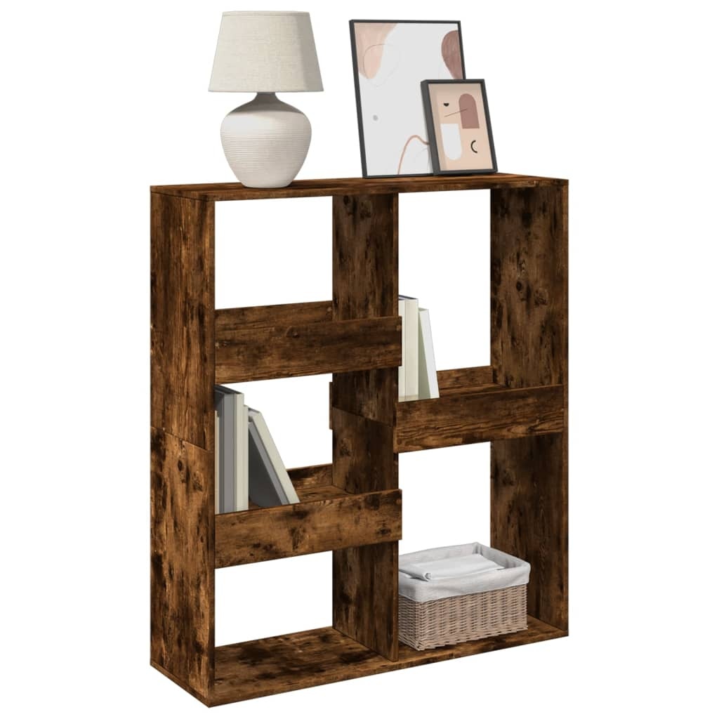 VidaXL Boekenkast / kamerscherm 100x33x115 cm gerookt eikenkleur