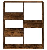 VidaXL Boekenkast / kamerscherm 100x33x115 cm gerookt eikenkleur