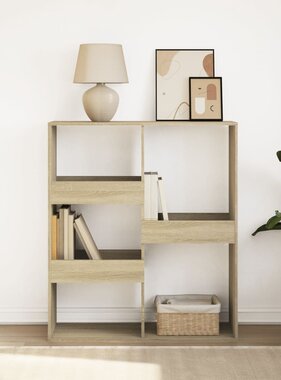 VidaXL Boekenkast / kamerscherm 100x33x115 cm sonoma eikenkleurig