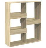 VidaXL Boekenkast / kamerscherm 100x33x115 cm sonoma eikenkleurig