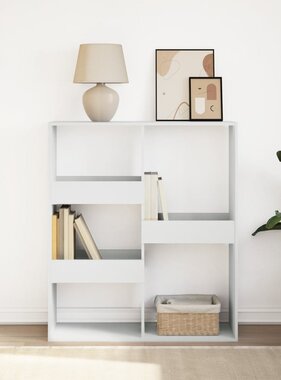 VidaXL Boekenkast / kamerscherm 100x33x115 cm wit