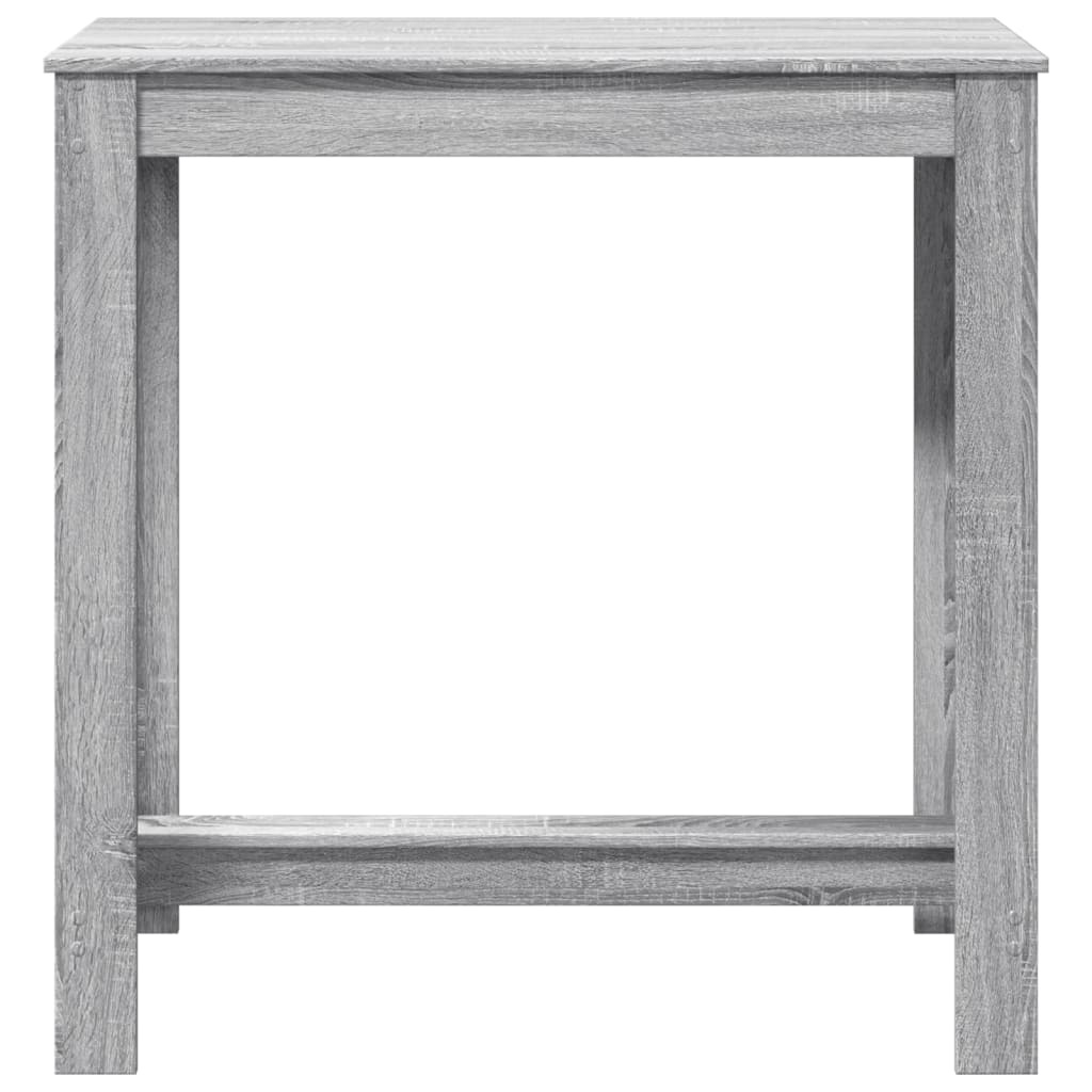 VidaXL Bartafel 102x50x103,5 cm bewerkt hout grijs sonoma eikenkleurig